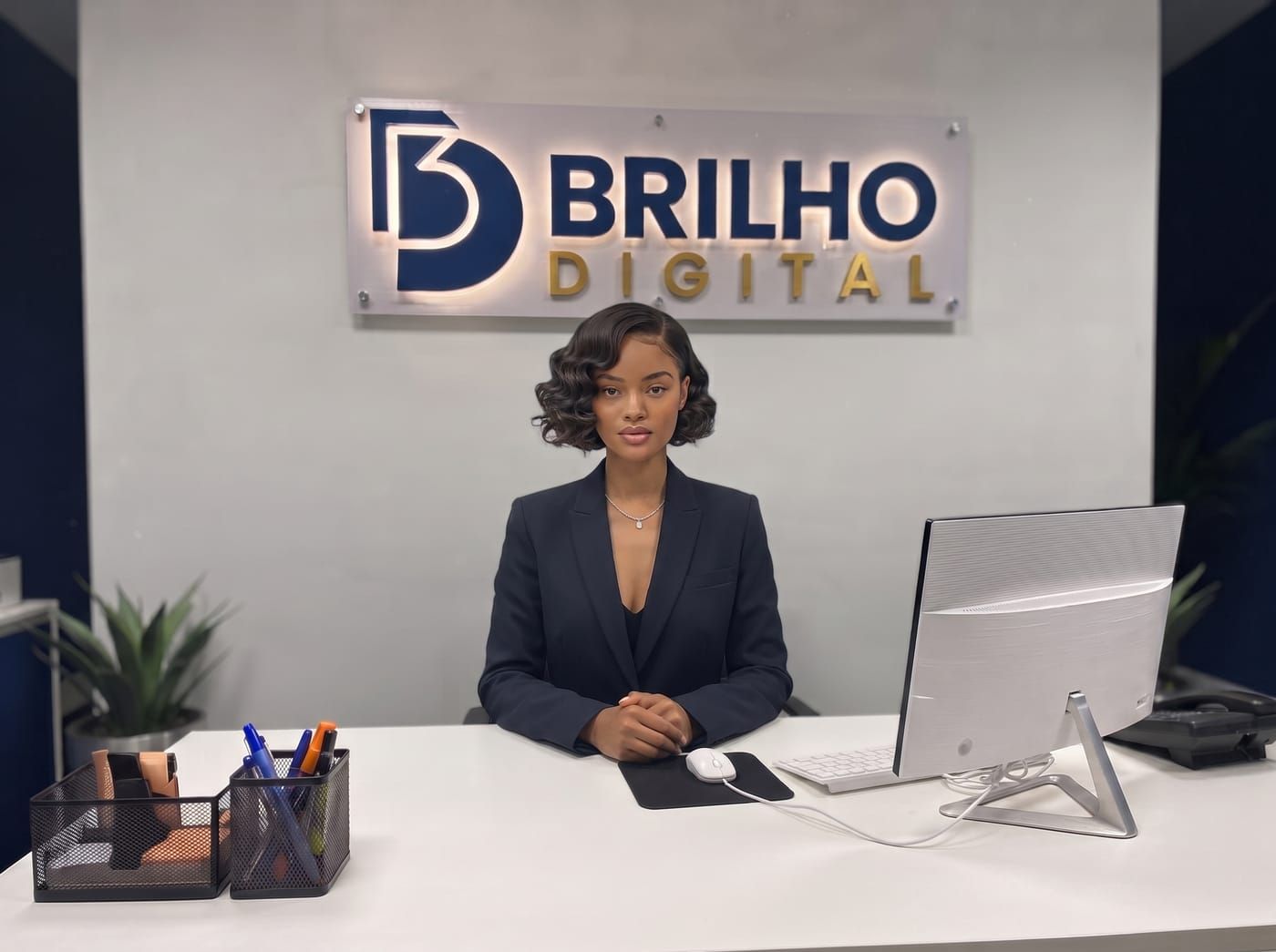 Member of the Brilho Digital team at our office